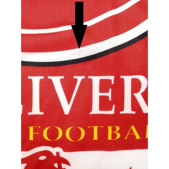 Vintage Liverpool LFC Football Club Jersey Satin Official England Soccer Enfield - Picture 12 of 12